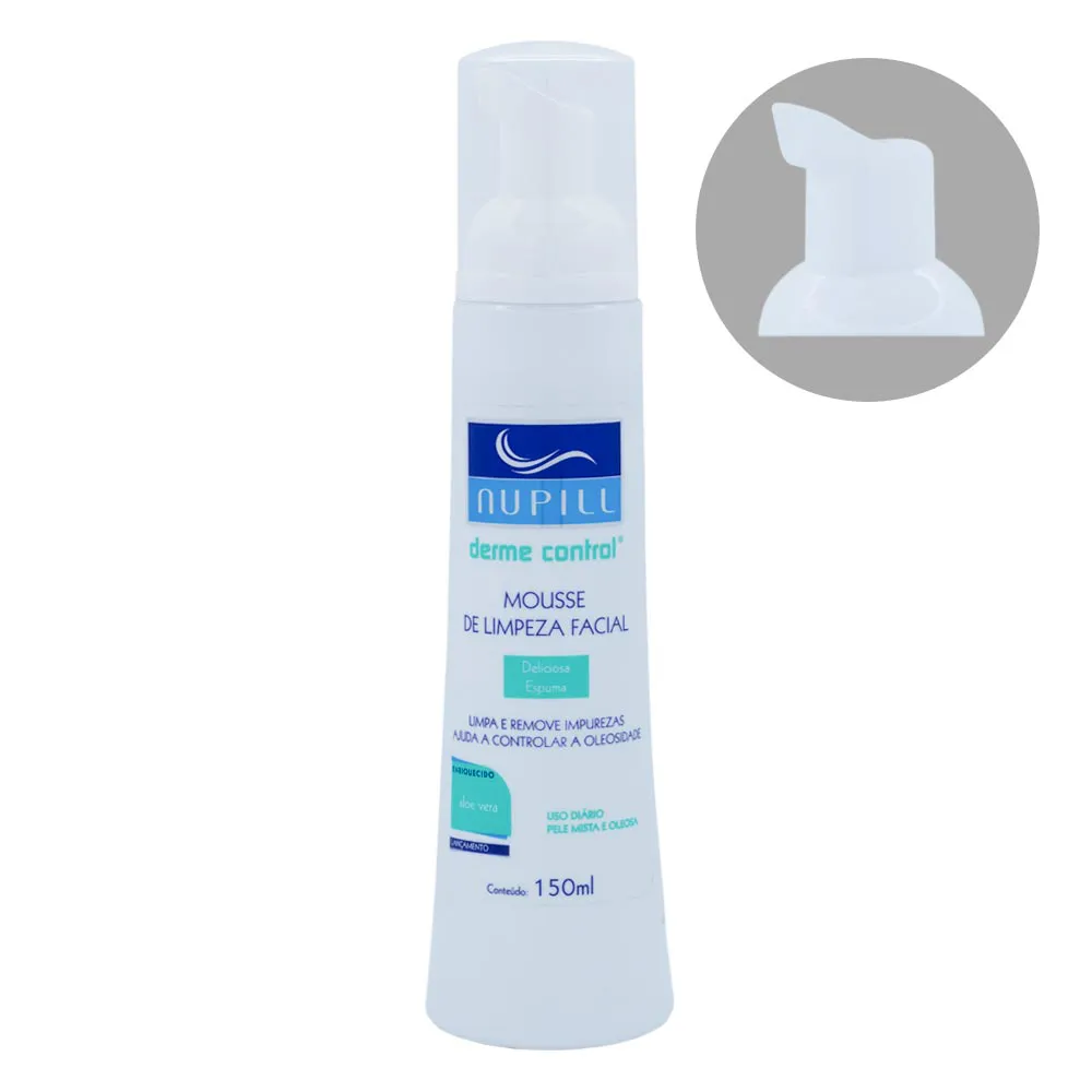 Nupill Mousse Facial Derme Control - 150ml